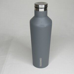 Corkcicle Matte Gray Waterman Canteen Water Bottle 16oz